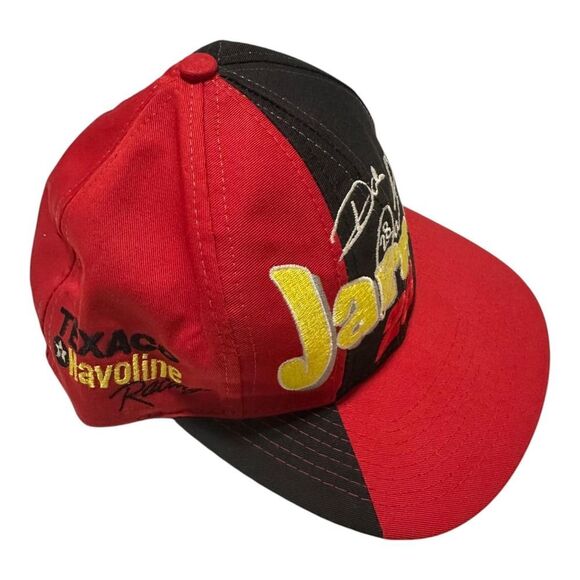 Vintage 90s NASCAR Dale Jarrett #28 Snapback Hat Texaco Havoline Racing Cap AJD - Picture 2 of 6
